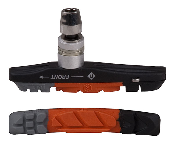 Brzdové špalíky PRO-T Plus V-brake Cartridge třísměsová EVO 65CV