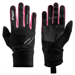 Dámské rukavice R2 Blizzard black/pink