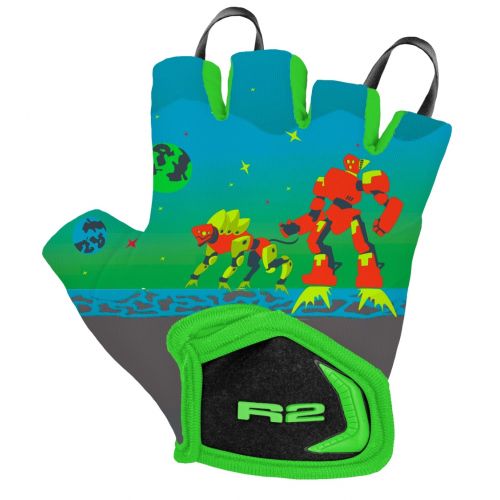Dětské rukavice R2 Voska green/blue