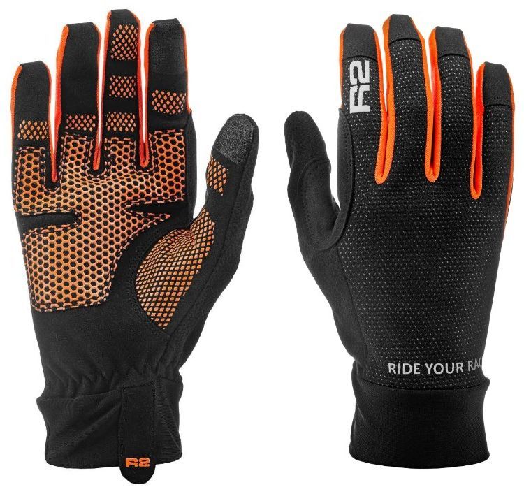 Rukavice R2 Cruiser black/neon red
