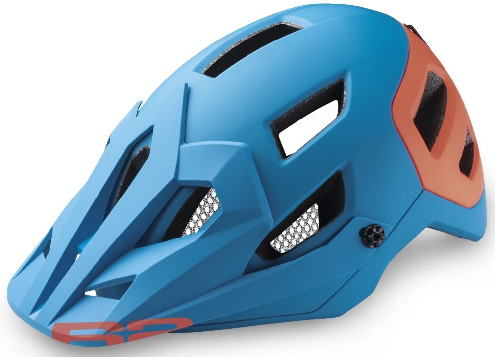 MTB přilba R2 Trail 2.0 matt blue/orange Cyklomania.cz