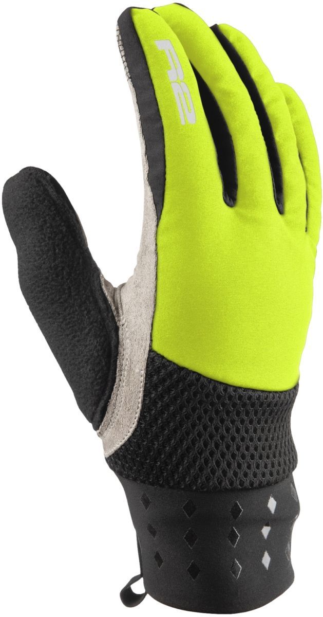 Rukavice R2 Bond neon yellow/black/grey