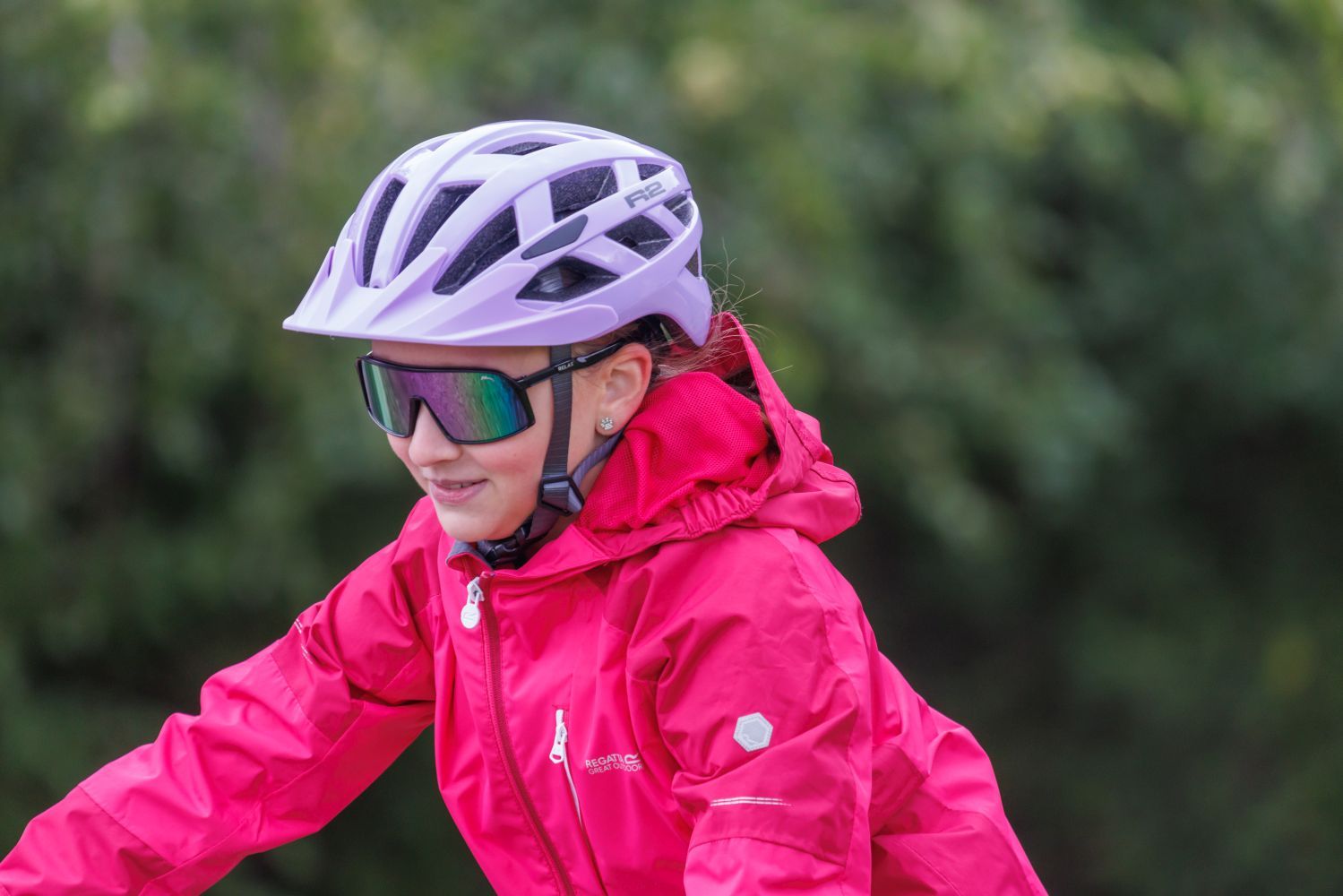 Dětská helma na kolo R2 Lumen junior lavender