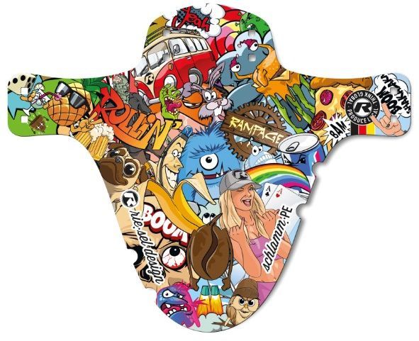 Blatník Rie:sel Schlamm:PE stickerbomb eyecatcher