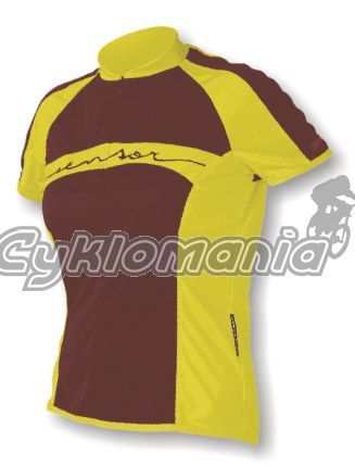 Dámský Dres Sensor Sensitive hnědá/žlutá