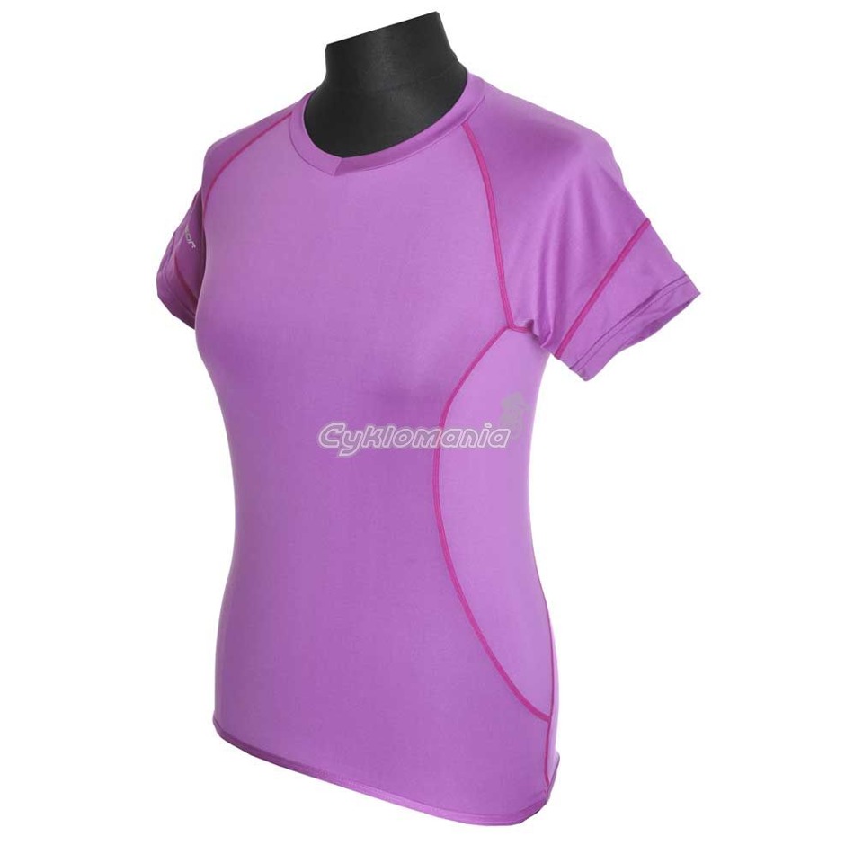 Sensor Coolmax Fresh dámské tričko kr. rukáv fialové