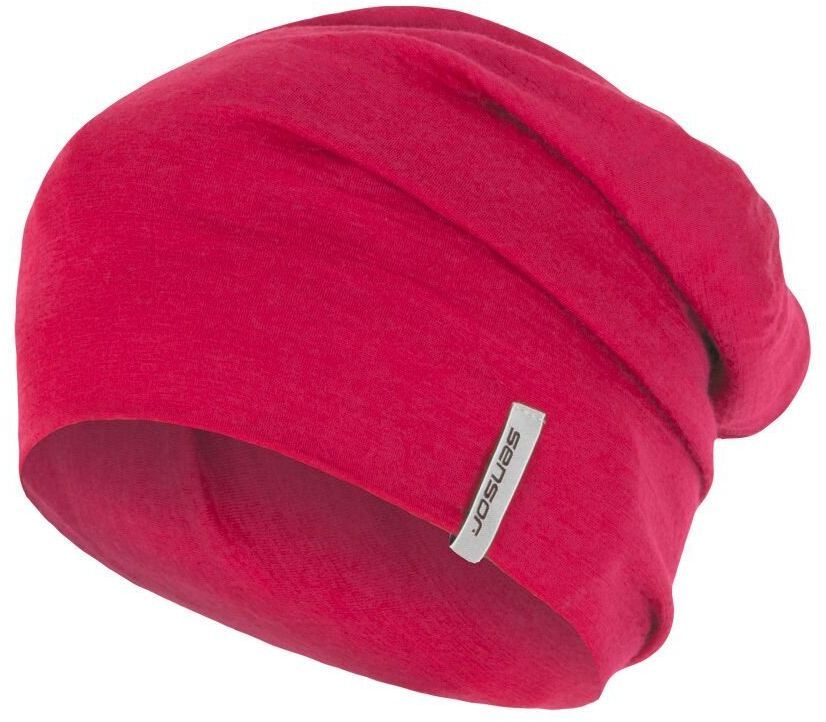 Čepice Sensor Merino magenta