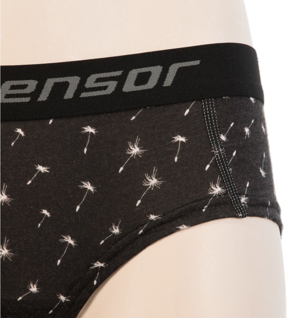 Kalhotky Sensor Merino Impress černé