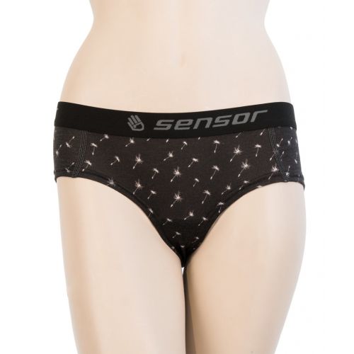 Kalhotky Sensor Merino Impress černé