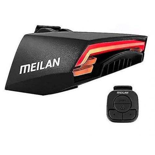 Světlo zadní Meilan X5 s blinkry černé